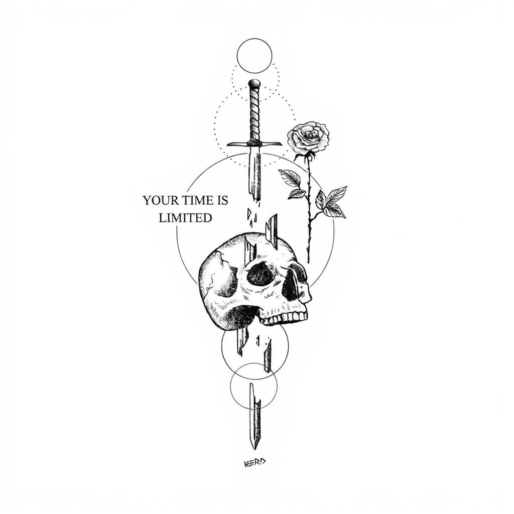 Généré par IA Realism tattoo design - Thumbnail 3